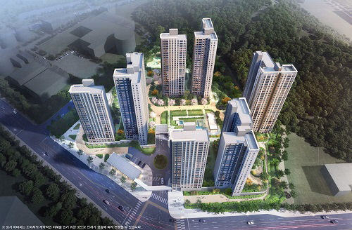 영통자이센트럴파크 조감도(사진제공: GS건설)